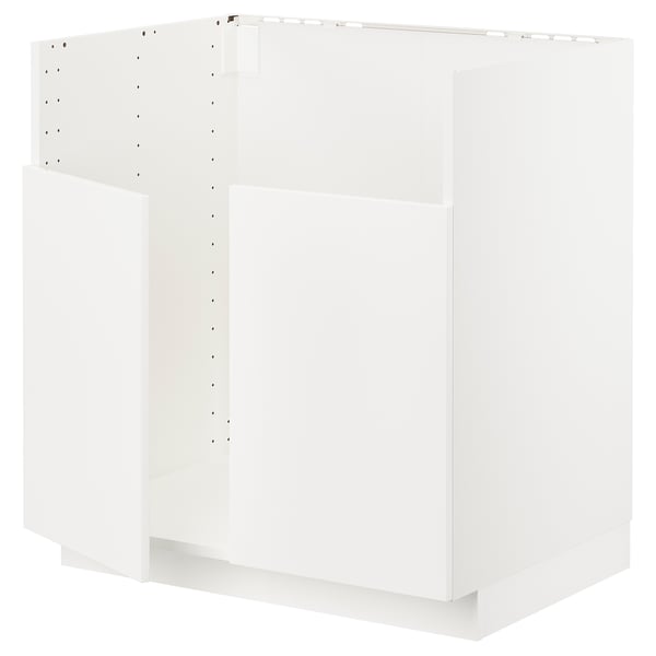 Armoire blanche METOD, design moderne et élégant, prêt à l’emploi, panneau de fibres durable et construction en acier.
