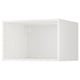 Il s’agit d’une armoire supérieure METOD blanche pour réfrigérateur/congélateur avec panneaux ventilés.