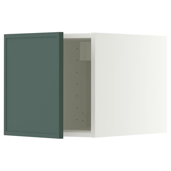 METOD Surmeuble, blanc/Aspudden gris-vert foncé, 40x40 cm