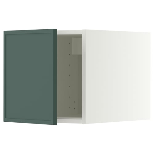 METOD Surmeuble, blanc/Aspudden gris-vert foncé, 40x40 cm