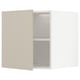Armoire de cuisine METOD beige avec étagères réglables.