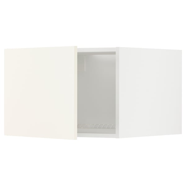 Une armoire de cuisine METOD blanche d’ikea au design minimaliste.