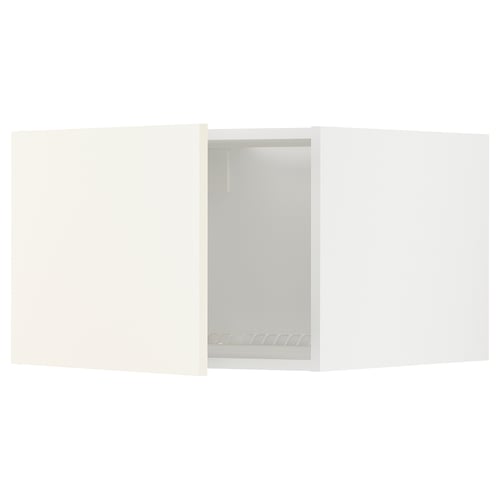Une armoire de cuisine METOD blanche d’ikea au design minimaliste.