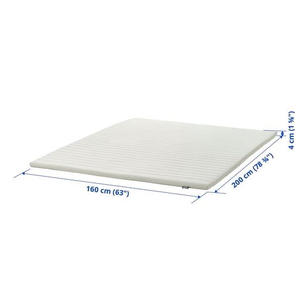 Illustration avec les mesures du produit : NÄSFJÄLLET.