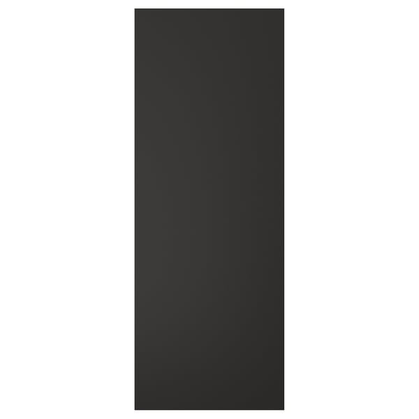 Panneau rectangulaire noir NICKEBO, élégant et moderne, fabriqué à partir de matériaux recyclés.