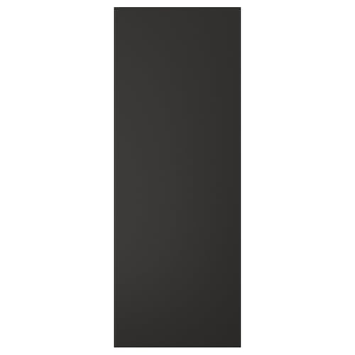 Panneau rectangulaire noir NICKEBO, élégant et moderne, fabriqué à partir de matériaux recyclés.