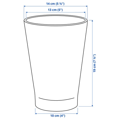 Illustration avec les mesures du produit : PAPAJA.
