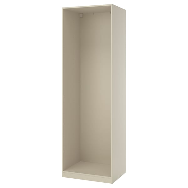 Cadre d’armoire PAX : blanc, rectangulaire, pliable, solution de rangement minimaliste.