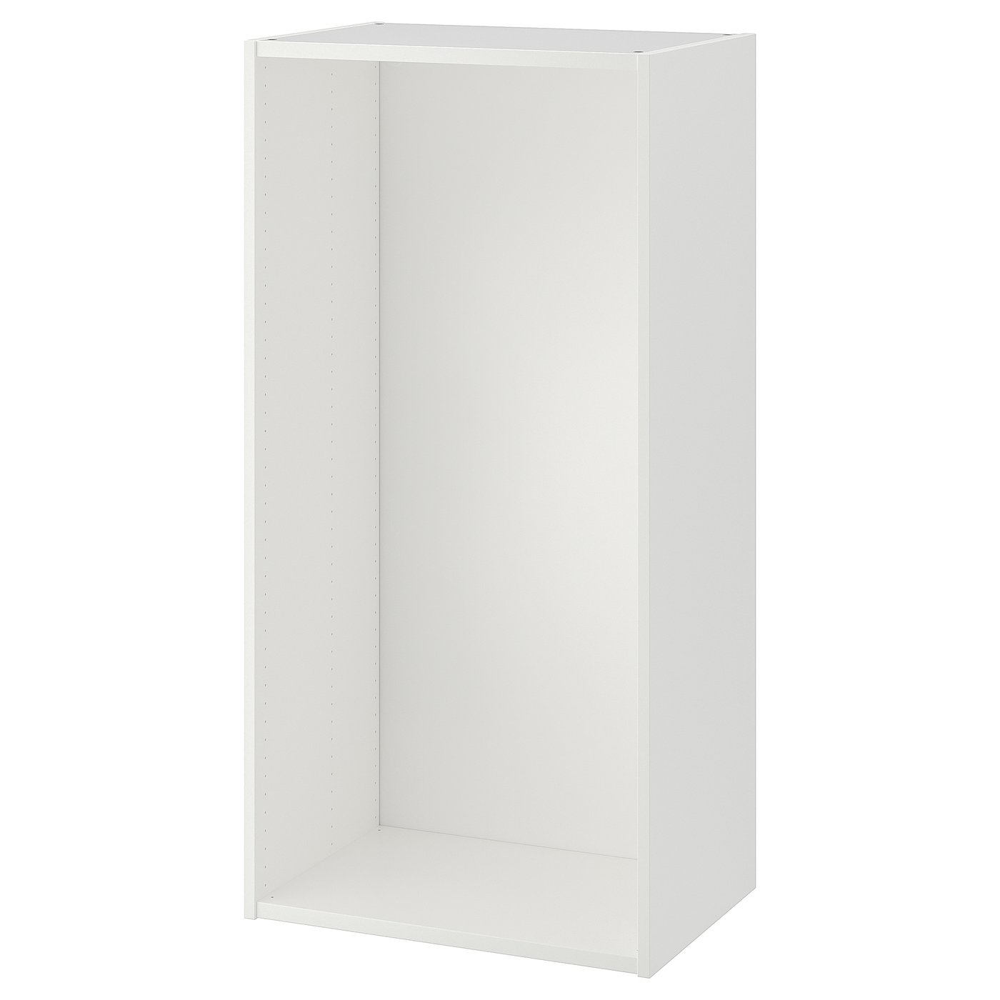 Unité de rangement ikea PLATSA blanche, rectangulaire, design minimaliste pour un gain de place.