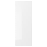 Porte d’armoire de cuisine RINGHULT blanche et brillante. Design rectangulaire élégant avec un look moderne. Résistant à l’humidité et facile à nettoyer.
