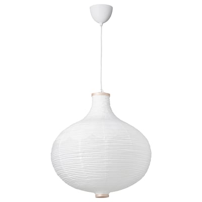 RISBYN / HAVSDJUP Suspension, forme d'oignon/blanc, 57 cm