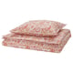 Linge de lit RODGERSIA au design cachemire orange. Mélange doux de coton/viscose avec des motifs floraux décoratifs.