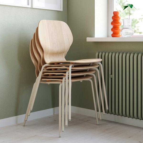 SKÅLSTA Chaise, plaqué chêne