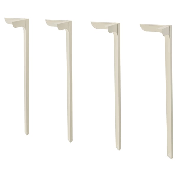 SKÅLSTA Pied de table, droit beige-gris clair