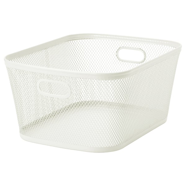 SLÅTTERÄNG Rangement, blanc cassé, 25x32x15 cm