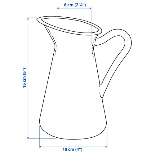 Illustration avec les mesures du produit : SOCKERÄRT.