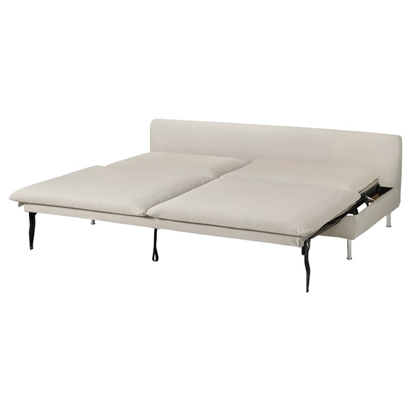 SÖDERHAMN Housse module canapé convertible 3p, Fridtuna beige clair