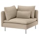 SÖDERHAMN Module d'angle, Kelinge beige