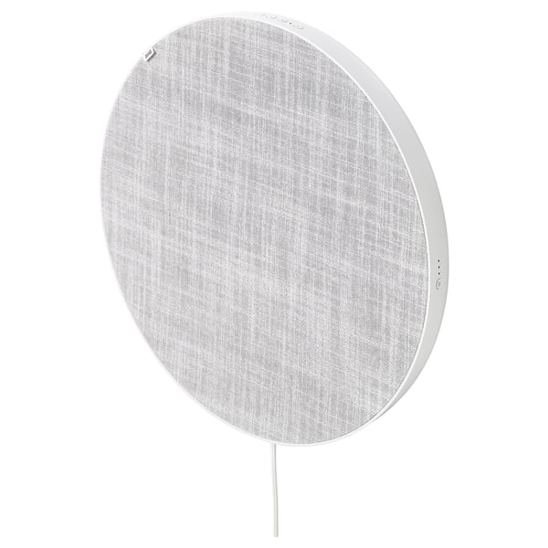 SOLSKYDD Enceinte bluetooth, blanc, 45 cm