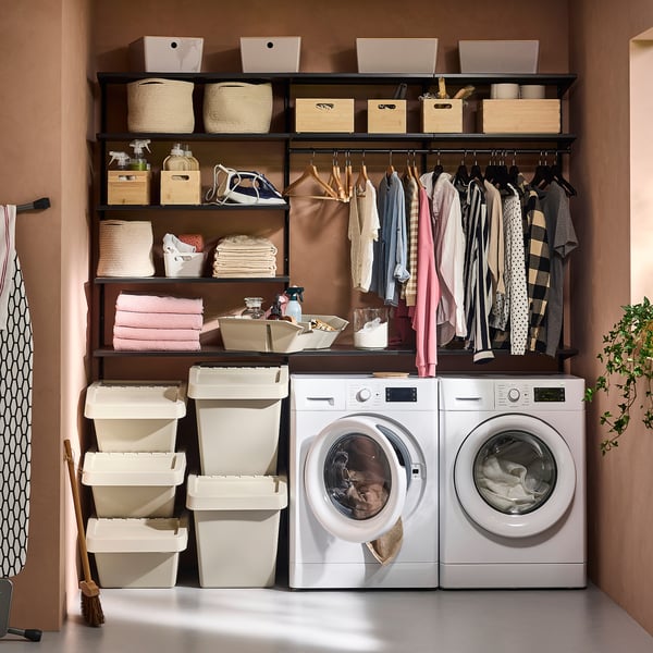 SORTERA Accessoire avec compartiments, beige, 38x45x14 cm