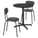 STENSELE / SANDSBERG Table et 2 chaises, anthracite/Remmarn anthracite, 70 cm