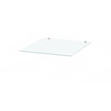 Surface en verre STORKLINTA : transparent, carré, protecteur, style moderne.
