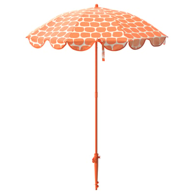 STRANDÖN Parasol, orange vif, 140 cm