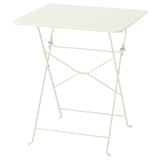 IKEA SUNDSÖ, table de balcon blanche et pliable.