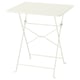 IKEA SUNDSÖ, table de balcon blanche et pliable.