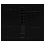 TÄCKNAN Plaque de cuisson av hotte intégrée, IKEA 300 noir, 60 cm