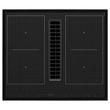 TÄCKNAN Plaque de cuisson av hotte intégrée, IKEA 500 noir, 60 cm