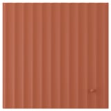TERRSJÖ Porte, brun-rouge motif ondulé, 40x40 cm