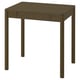 TONSTAD petit bureau en chêne. Tiroir à fermeture douce. Finition en bois naturel. Forme carrée. Conception compacte.