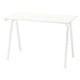 TROTTEN Bureau, blanc, 120x70 cm