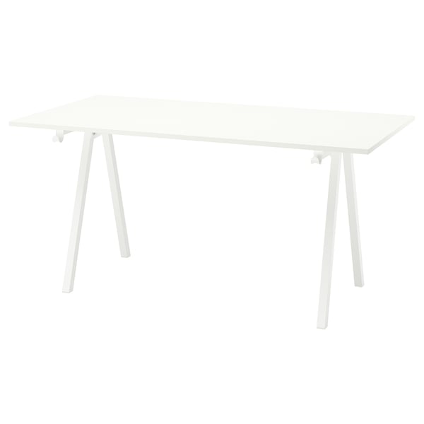 TROTTEN Bureau, blanc, 160x80 cm