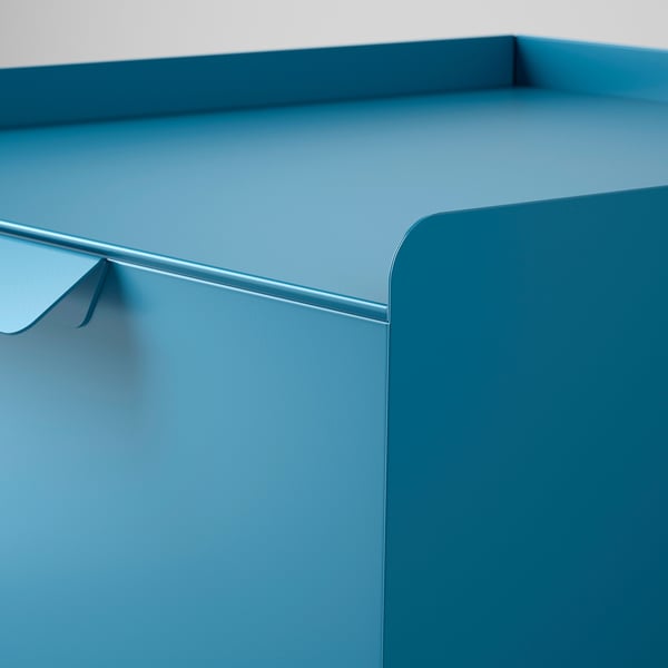 TROTTEN Caisson 2 tiroirs sur roulettes, bleu