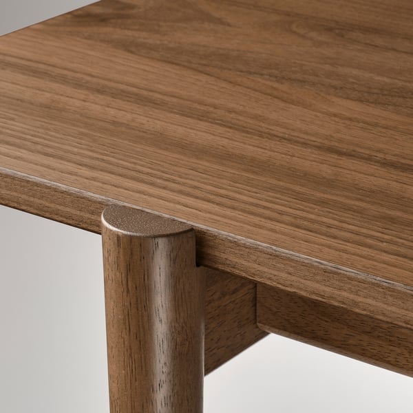 UGGLERUM Table basse, plaqué noyer, 130x65 cm