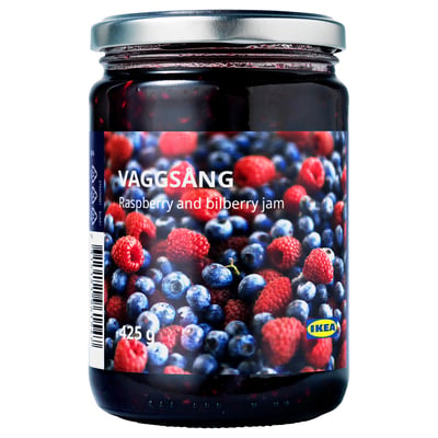VAGGSÅNG Confiture framboise et myrtille, 425 g