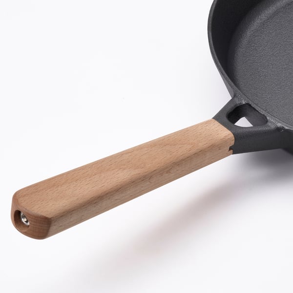 VARDAGEN Poêle, fonte/hêtre, 22 cm