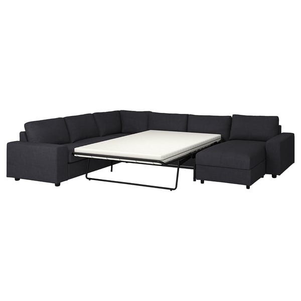 VIMLE canapé-lit sectionnel avec chaise, design moderne.