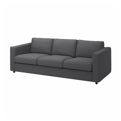 VIMLE canapé boxy moderne gris