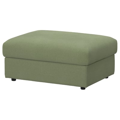 VIMLE Housse pr repose-pieds av rgt, Mosshed gris vert