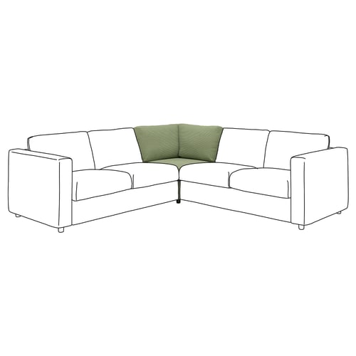 VIMLE Module d'angle, Mosshed gris vert