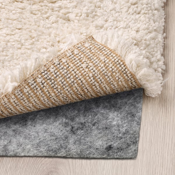 VOLLERSLEV Tapis, poils hauts, blanc, 160x230 cm