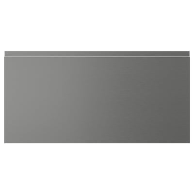 VOXTORP Face de tiroir, effet acier inoxydable, 80x40 cm