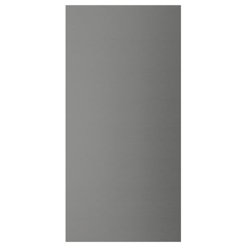 VOXTORP Panneau latéral de finition, effet acier inoxydable, 39x80 cm