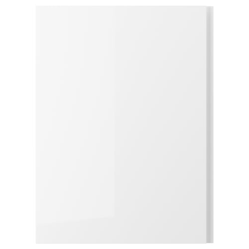 VOXTORP Porte, brillant blanc/poignée verticale, 60x80 cm