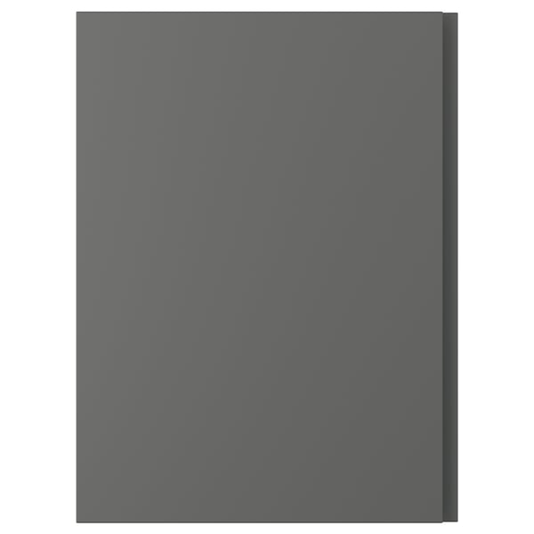 VOXTORP Porte, gris foncé poignée verticale, 60x80 cm