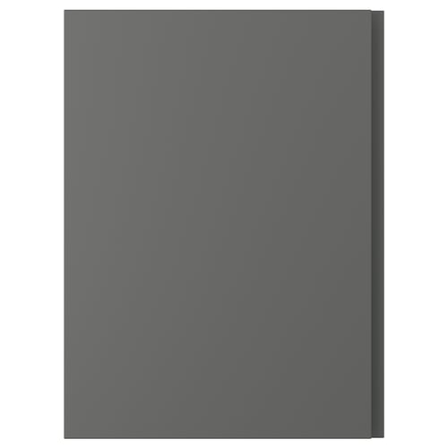 VOXTORP Porte, gris foncé poignée verticale, 60x80 cm