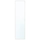 ÅHEIM spiegeldeur, reflecterend oppervlak over de volledige lengte met frame van geanodiseerd aluminium, voegt ruimte en licht toe, ideaal voor gangen of kleine kamers.
